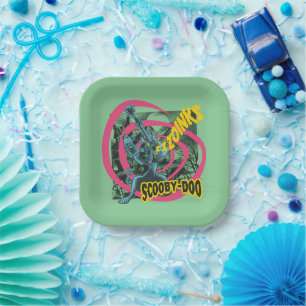 Assiettes En Carton Scooby-Doo Zoinks Punk Guitare Graphisme