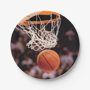 Assiettes En Carton Scoring de basket-ball