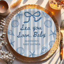 Sea You Soon Coquillage Baby Shower Côté Mer
