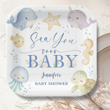 Sea You Soon Ocean Baby Shower