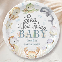 Sea You Soon Ocean Baby Shower Gender Neutral 