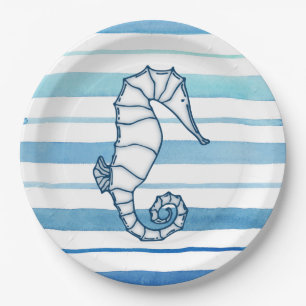 Assiettes En Carton Seahorse