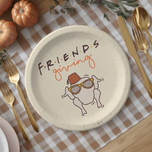 Assiettes En Carton Série télévisée Friends Fête de Friendsgiving