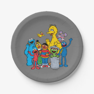 Assiettes En Carton Sesame Street Pals Wing