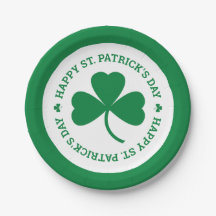 Shamrock Vert Bonne fête de la Saint Patrick