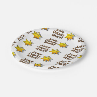 Assiettes En Carton Shérif adjoint junior