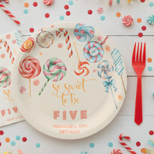 Assiettes En Carton Si doux pour être anniversaire de enfant