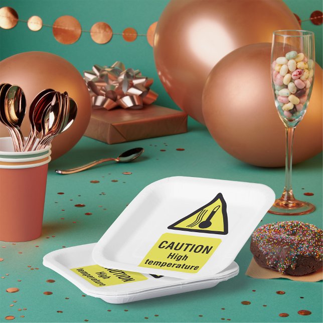 Assiettes En Carton Signal à haute température (Créateur téléchargé)