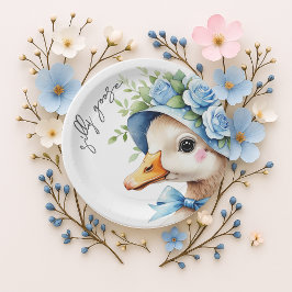 Assiettes En Carton  Silly Goose Boy Birthday baby shower