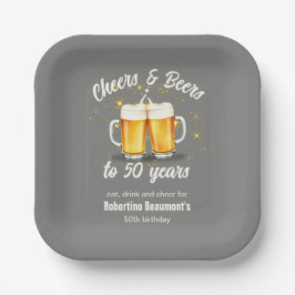 Assiettes En Carton Simple Clinging Glasses Cheers Beers to 50 Years