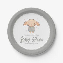 Assiettes En Carton Simple Harry Potter - Dobby Baby Shower