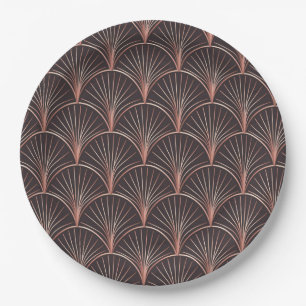 Assiettes En Carton Sirène/conception géométrique