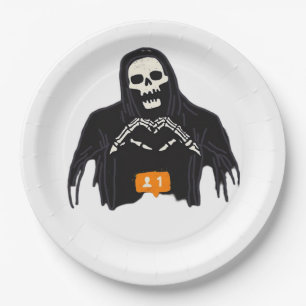 Assiettes En Carton Skeleton Pur-Coeur Follower Classic