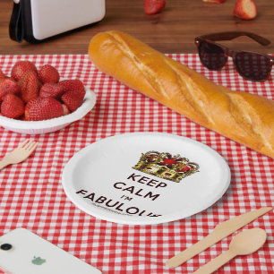 Assiettes En Carton SlipperyJoe's garder calme fabuleux couronne spect