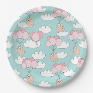 Assiettes En Carton Sloth