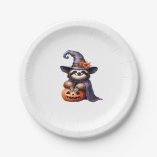 Assiettes En Carton Sloth Halloween Pirate Enfants Femmes Hommes Sloth
