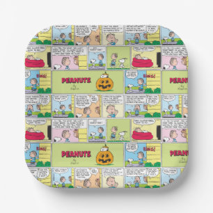 Assiettes En Carton Snoopy & Linus   Les grandes nouvelles Citrouilles