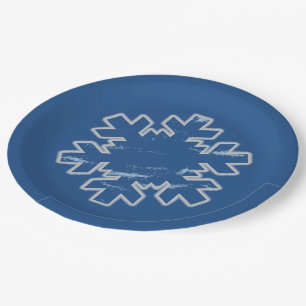 Assiettes En Carton SnOwFlAkE hiver