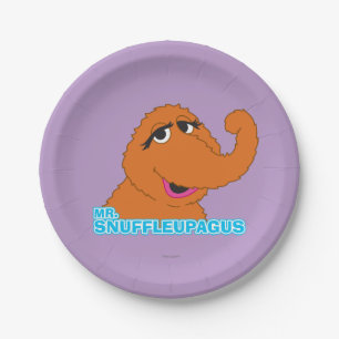 Assiettes En Carton Snuffleupagus Relaxé