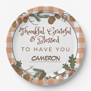 Assiettes En Carton Soirée d'Amabilité Russe Thanksgiving