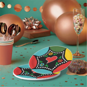 Assiettes En Carton Soirée de Noël et cadeaux portugais