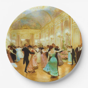 Assiettes En Carton Soirée élégante (Danser au Palais Ball)