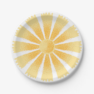 Assiettes En Carton Soleil