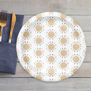 Assiettes En Carton Soleil Boho
