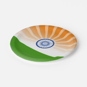 Assiettes En Carton Soleil "indien"