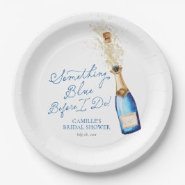 Assiettes En Carton Something Blue Champagne Bridal Brunch