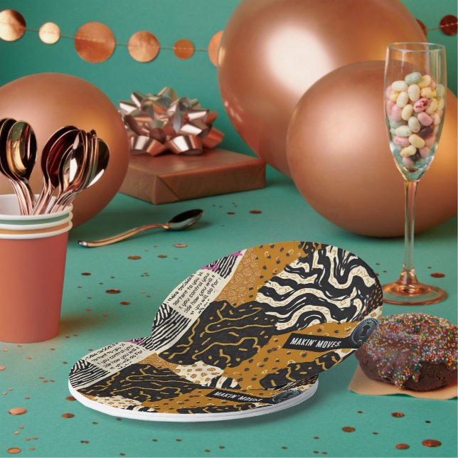 Assiettes En Carton Sophisticated Luxury African Asian Caribbean (Multi)