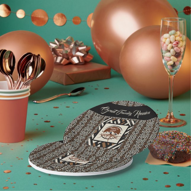 Assiettes En Carton Sophisticated Soulful Family Reunion (Multi)