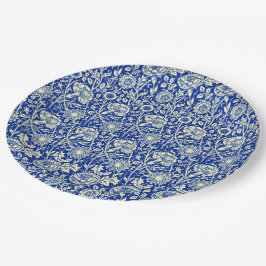 Assiettes En Carton Sorta bleu Calico
