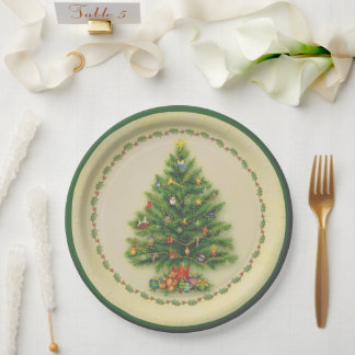 Assiettes En Carton Sous l'arbre
