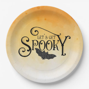 Assiettes En Carton Soyons Éffrayants pour l'Halloween