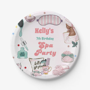 Assiettes En Carton Spa Anniversaire Pamper Party Anniversaire