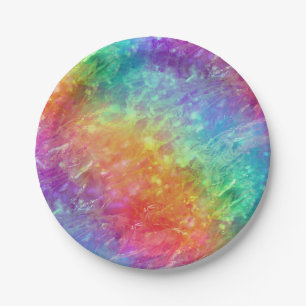 Assiettes En Carton spellcaster - cristal vif arc-en-ciel :