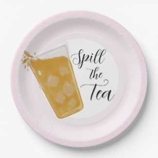 Assiettes En Carton Spill the Tea Party Plates