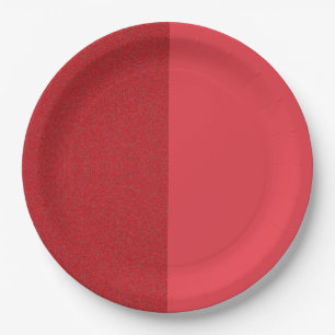 Assiettes En Carton Split Tomato Red Modern Party Plaque - Personnalis