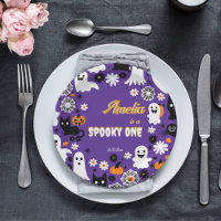 Sppoky un anniversaire d'Halloween marguerites rét