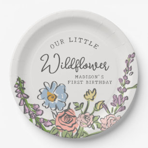 Assiettes En Carton Spring Garden Party Pastel Floral Anniversaire