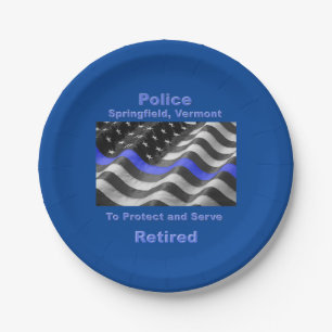 Assiettes En Carton Springfield, Vermont. Police