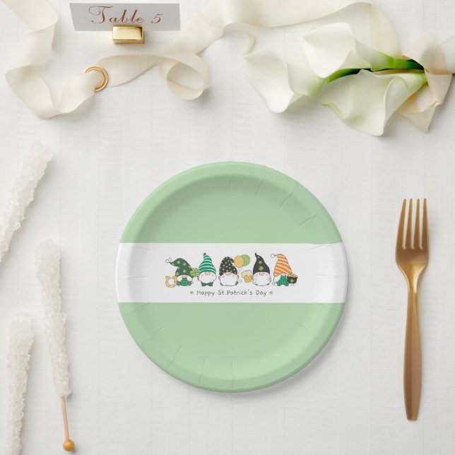 Assiettes En Carton St Patrick's Day Party plates (Mariage)