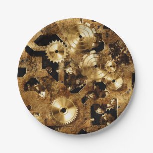 Assiettes En Carton Steampunk