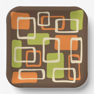 Assiettes En Carton Style moderne du milieu du siècle