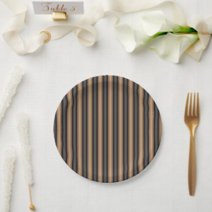 Assiettes En Carton Style moderne Grillades Brown grillées avec profon