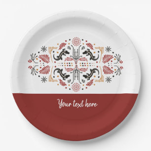 Assiettes En Carton Styles africains