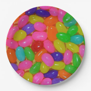 Assiettes En Carton Sucrerie colorée de bonbon mou