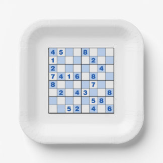 Assiettes En Carton Sudoku Puzzles