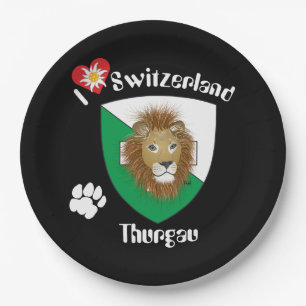 Assiettes En Carton Suisse Thurgau Switzerland Teller